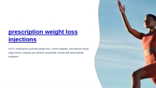 Prescription Weight Loss Injections Effective Medically Supervised Weight Manage