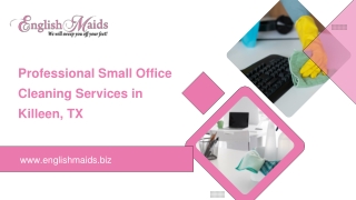 Professional Small Office Cleaning Services in Killeen TX