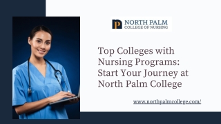 Top Colleges with Nursing Programs Start Your Journey at North Palm College