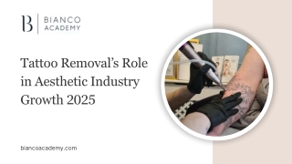 Tattoo Removal’s Role in Aesthetic Industry Growth 2025