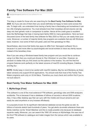 familytreesupport.com-Family Tree Software For Mac 2025