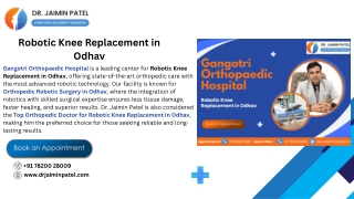 Robotic Knee Replacement in Odhav