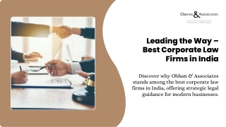 Excellence in Corporate Law Services Across India