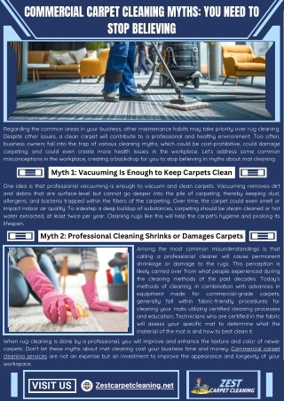 Transform Workspaces With Expert Carpet Cleaning