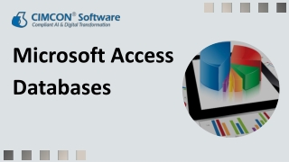 eInfoTree Plugin for Microsoft Access 21 CFR Part 11 Compliance &CIMCON Software