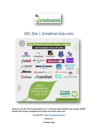 GPL Site | Srmehranclub.com