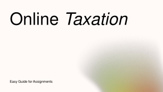 online taxation law assignment help