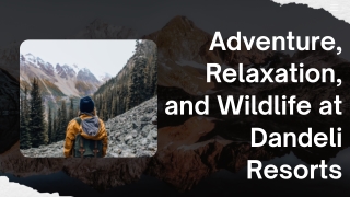 Adventure, Relaxation, and Wildlife at Dandeli Resorts