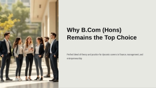 Why B.Com (Hons) Remains the Top Choice in Delhi NCR?