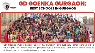 Why GD Goenka Gurgaon Stands Out Among Top Schools