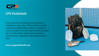 CPX Pickleball Pro Series