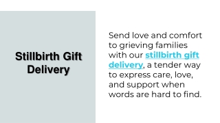 Stillbirth Gift Delivery