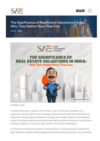 The Significance of Real Estate Valuations in India