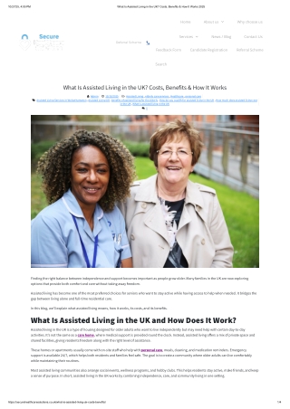 What Is Assisted Living in the UK_ Costs, Benefits & How It Works 2025