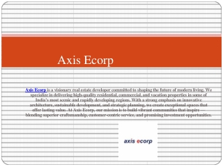 Axis Ecorp