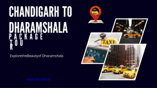 chandigarh to dharamshala tour package -H&Bcabs