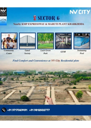 Are there schools and hospitals near NV City Kharkhoda?