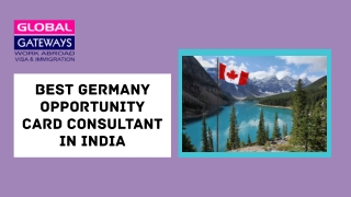Explore New Career Horizons with the Germany Opportunity Card