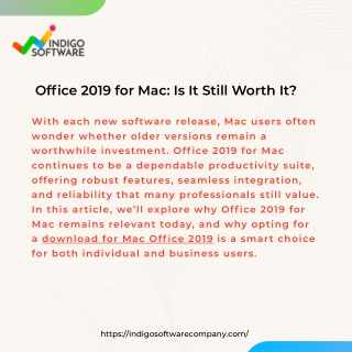 Download for Mac Office 2019 – Still Worth It in 2025