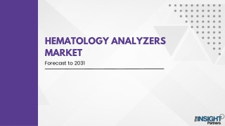 Hematology Analyzers Market Size and Competitive Analysis till 2031