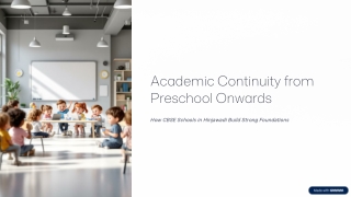 Academic-Continuity-from-Preschool-Onwards