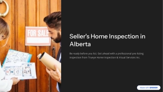 Seller's Home Inspection in Alberta