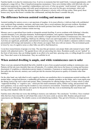 How Assisted Living Homes Enhance Senior Care with Specialized Memory Support