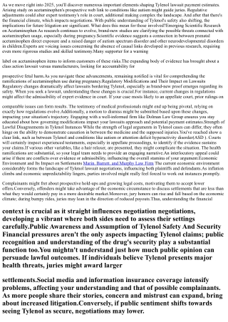 The Secret Aspects That Influence Tylenol Lawsuit Payout Quotes in 2025