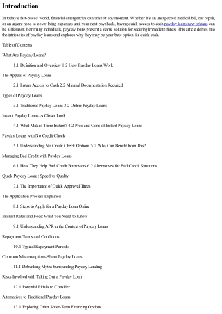 “Why payday loans may be your best option for quick cash.”