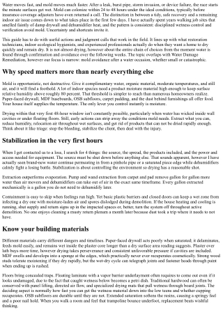 Avoiding Mold Growth: Post-Water Damage Remediation Techniques