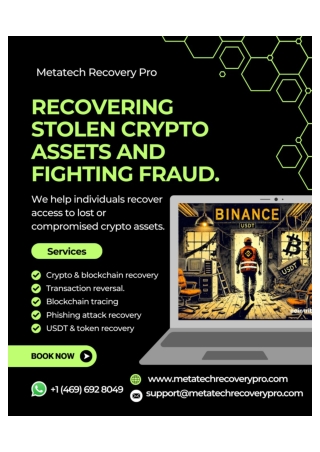 Top Legitimate Crypto Recovery Company in the USA HIRE META TECH RECOVERY PRO