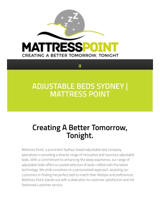 Adjustable Beds With Mattress