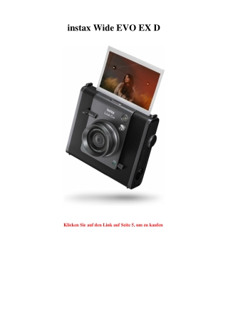 7707 instax Wide EVO EX D