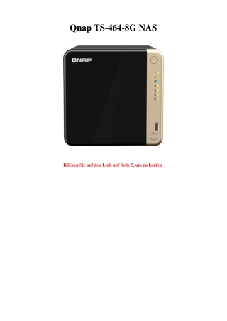 3752 Qnap TS-464-8G NAS