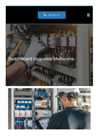 Switchboard Upgrades Melbourne