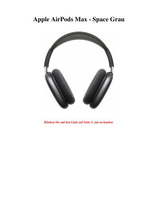 0737 Apple AirPods Max - Space Grau