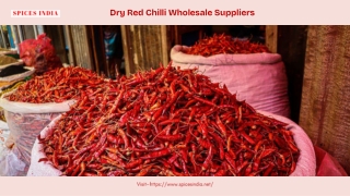 Dry Red Chilli Wholesale Suppliers