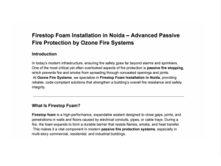 Shaft Closing Solutions in Noida