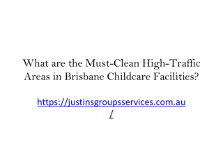 High-Traffic Cleaning Priorities for Safer Childcare Environments