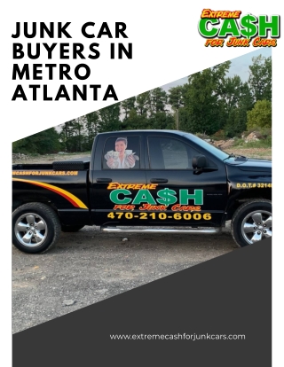 Sell Your Junk Car Today in Metro Atlanta