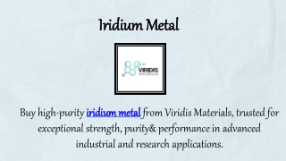 Iridium Metal