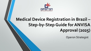 Medical Device Registration in Brazil – Step-by-Step Guide