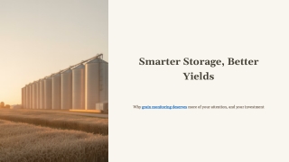 Smarter Storage Better Yields
