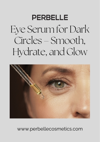 Instantly Brighten and Smooth Your Under-Eyes
