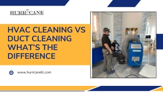 HVAC Cleaning Vs Duct Cleaning  What’s The Difference