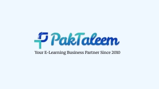 PakTaleem_ Your E-Learning Business Partner Since 2010
