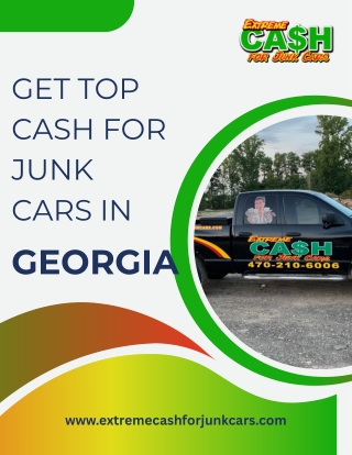 Top Cash Paid for Junk Cars in Georgia