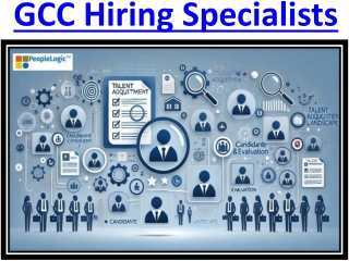 GCC Hiring Specialists Recruitment in India