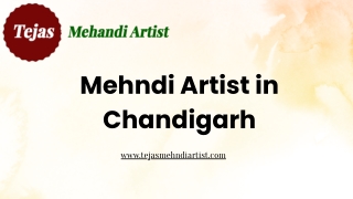 Mehndi Artist in Chandigarh
