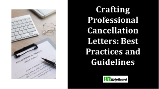 Cancellation Letter Sample